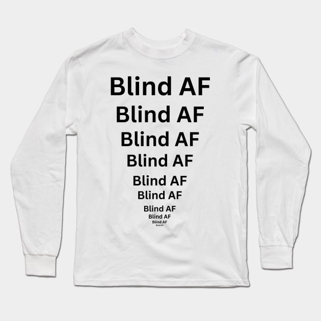 Eyesight test Long Sleeve T-Shirt by Blindesign